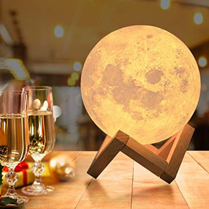 3D MOON LAMP WARM LILGHT