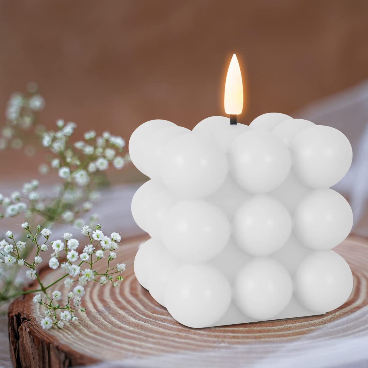 CANDLE AROMATHERAPY MINI BALL SMOKELESS FRAGRANCE